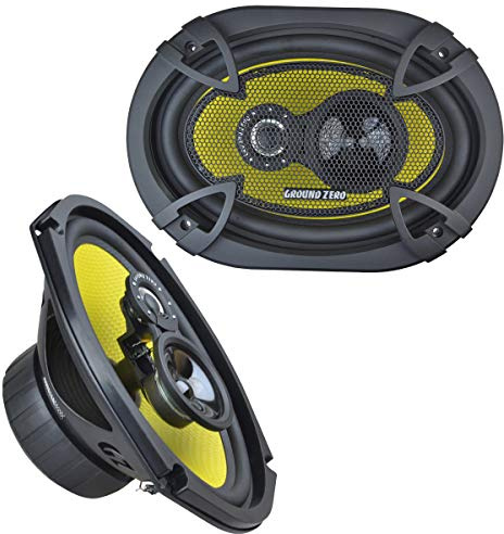 Ground Zero GZTF 69-15x23cm (6x9 Zoll) 3-Wege-Lautsprecher mit 190 Watt (RMS: 130 Watt)
