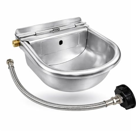 Schwimmertränke Pferdetränke mit Anschlussset für IBC Container 304