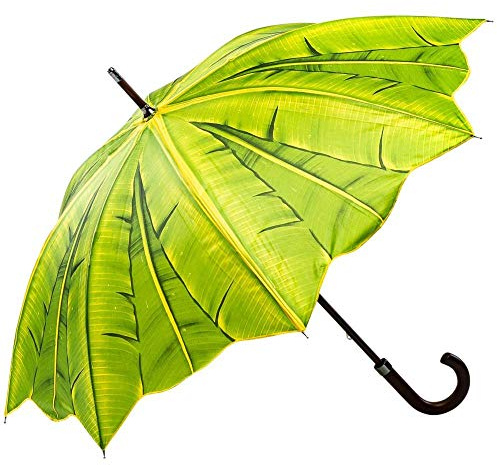 LUCKYWEATHER Regenschirm Stockschirm Damen/Herren Motiv Palme I Stockregenschirm groß und stabil sowie hochwertig verarbeitet I Regenschirme mit UV-Schutz