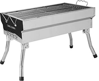 LCRACK BBQ-Grill,Vermenschlichen Kompakt Faltbar tragbar Multifunktions Grill Draussen Dauerhaft Stark Holzkohle Grillfeuer (Größe : #2)