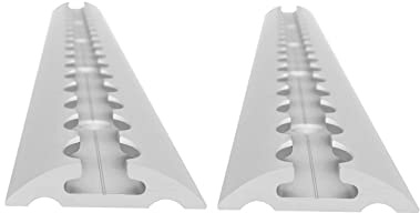 lasiprofi Airlineschiene halbrund, gebohrt, 50 x 11,5 mm, 1.500 mm, 4er Set | Zurrschiene | 150 cm | kompatibel mit Fittingen | Silber eloxiert | für Transporter, Wohnwagen, Sprinter | 1,5 m