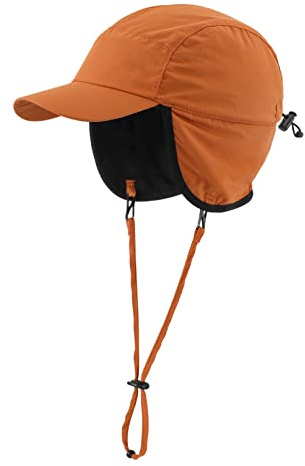 Magracy Outdoor-Baseballkappe für Herren, wasserdicht, Wintermütze mit Ohrenklappen