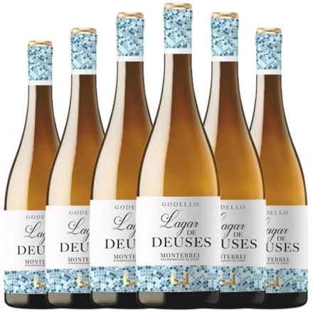 Lagar de Deuses Godello Monterrei Joven 75 cl Vino blanco (Caja de 6 Botellas de 75 cl)