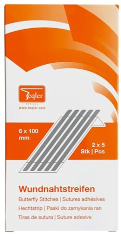 Teqler Wundnahtstreifen 6 x 100 mm