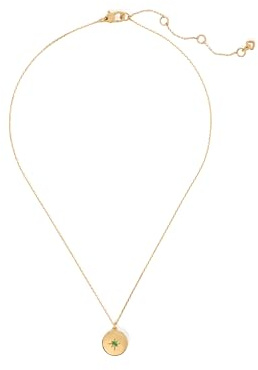Kate Spade New York The Color Spark Collection Joy Pendant (Green/Gold)