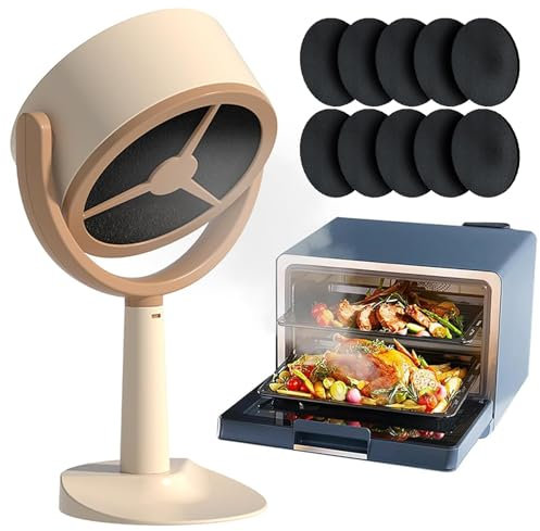 Mini cappa aspirante portatile – Cappa aspirante da tavolo con filtri, ricaricabile, per cucina, casa, campeggio, barbecue