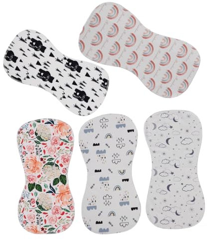 SWOOMEY 5St Spucktuch bibs babylätzen feuchttücher babyfeuchttuch Baumwolltücher Mädchen Lätzchen saugfähige Babytücher handtücher Speicheltücher Spucktücher Baumwolle