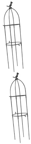 Milisten 2 Set per Piante Rampicanti Trellis da Materiale Struttura Resistente per Arrampicata Balcone e Cortile Colore per e Spazi Esterni