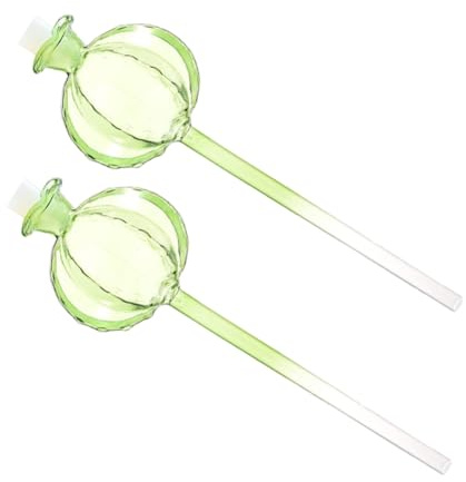 AKOOSY 2 pièces Globes Arrosage Verre Automatiques pour Plantes Intérieur et Extérieur Système Auto-Irrigation pour Fleurs et Cactus
