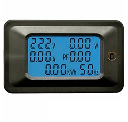 Voltímetro digital amperímetro CA 22KW 110-220V 100A, medidor de voltaje y corriente, potencia, energía, amperios, voltímetro, vatímetro, detector, 1 unidad(20A No coil)