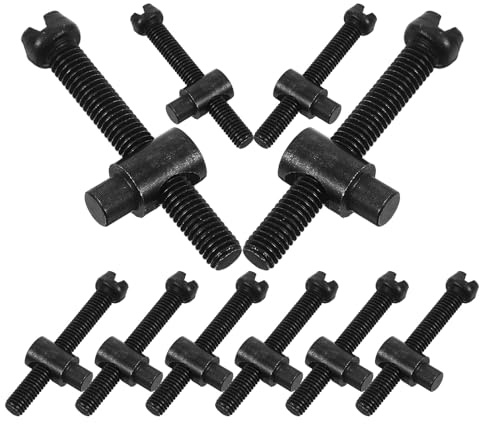 GETAJGHSD 10Pcs Chainsaw Chain Tensioner Adjuster Screw Set Metal Replacement for Lawn Mower and Small Gasoline Chainsaws Compatible Chain Adjuster Tool for Bar Tightening