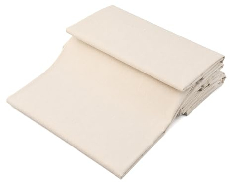 Leinenstoff 160cm x 100cm, Weicher Musselin Baumwollstoff Polsterstoff | Linen Cloth Leinen Stoff, Nähen Sticken KleidungHandarbeitDIY-ProjekteBeige