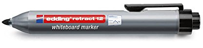 edding Whiteboard-Marker retract 12 schwarz 1 Stück