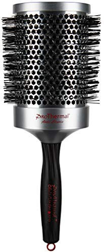 Olivia Garden Rund-Haar-Bürste Pro Thermal T83, für schnelles und schonendes Föhnen und Glätten langer Haare, antistatische Rundbürste mit wärmespeicherndem Aluminium-Körper, 83/105 mm Durchmesser