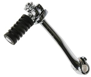 Kickstarterhebel klappbar mit Gummi in Chrom - für Simson S51, S50, S53, S7