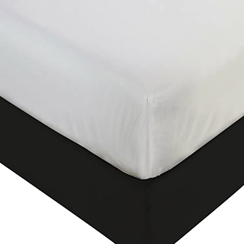 BLISSFORD Plastic Mattress Protector - Heavy Duty, Twin Size Fitted Vinyl - Plastic Mattress Cover, Rubber Sheets for Bedwetting Adult or Child, 100% Waterproof Sheets for Bed
