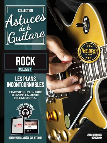 Astuces de la Guitare Rock. Partituras, Libro, CD para Tablatura de Guitarra