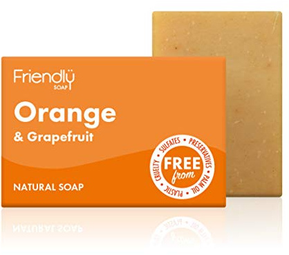 Friendly Soap Natural Handmade Orange & Grapefruit Soap by Friendly Soap