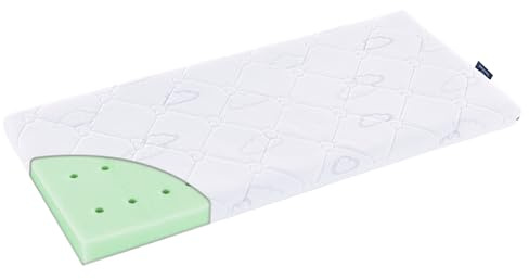 Träumeland Brise Safety Beistellbettmatratze 90x40 cm | Baby Matratze für Wiege, Babybett und Beistellbett mit Tencel Bezug mit Nässeschutz | atmungsaktiv und DIN EN 16890 geprüft