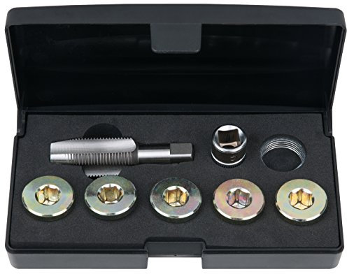 KS Tools 150.4940 Ölablassschrauben-Gewindereparatur-Satz, 12-tlg. M20 x 1,5