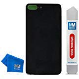 MMOBIEL Rückklappe Back Cover Batterie Gehäuse kompatibel mit iPhone 8 Plus (Schwarz) 5.5 inch Ersatzteil