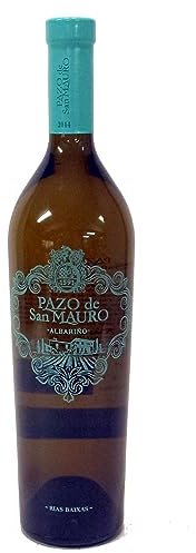 Pazo San Mauro Vino Blanco Albariño - 3 botellas x 750ml - total: 2250 ml