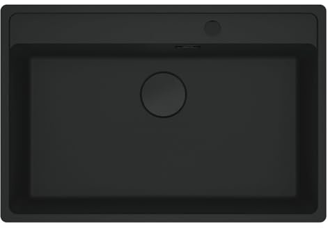 Franke Maris MRG 610-72 A Black Matt Collection 114.0658.588 - Fregadero de granito