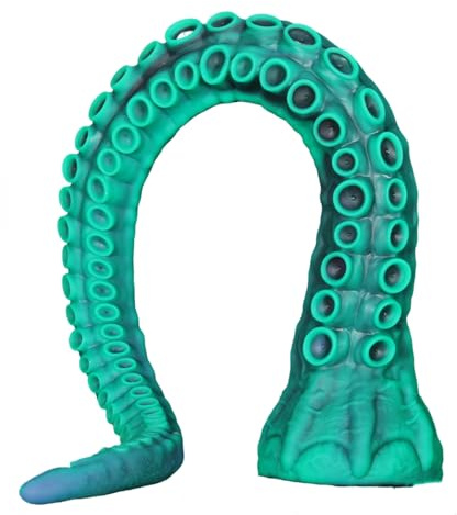 60cm Nothosaur ALLA Platinum-Silikon Tentakel Oktopus Langer Dildo mit Saugnapf für Frauen Männer, Extremen Sex Spielzeug Analdildos Herren Damen Cthulhu Fantasy Anal Sexspielzeug Analplug, L