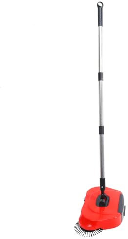 Alipis Hand Push Sweeper for Floor Cleaning Multi-function Broom and Dustpan for Kitchen and Carpet Sweeping