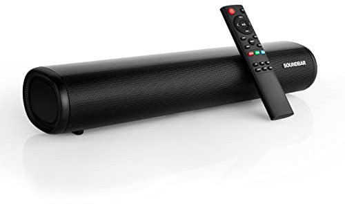 Zeerkeer Barre de Son TV 60W Barre De Son 3 EQ Mode Home Cinema Bluetooth 5.0 avec Télécommande/HDMI/Optique/RCA/AUX/USB 3D Surround Sound Soundbar Barres de Son pour TV 4K 2-en-1 Détachable (50cm)