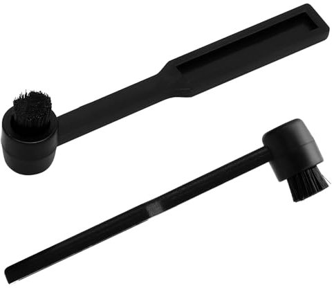 2pcs Vinyl Record Cleaning Brush & Stylus Cleaner, Carbon Fiber Turntable Stylus Cleaner Brush Anti-Static Stylus Brush Record Player Needle Brush for Record Turntable Needles Cleaning