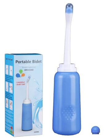 Giural Tragbares Bidet 500Ml/17Oz Travel Bidet Für Postpartum Care Portable Travel Peri Sprayer Bidet Postpartum Recovery Essentials Nach Der Geburt Reinigung