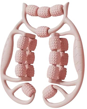 Massage Roller, Massageroller mit 18 Rädern, Massageroller Beine, Beinmuskel Massagegerät,Beinmassagegerät Cellulite Deep Tissue Massage Arm, Massagerolle mit Griff Bein, Massagerolle