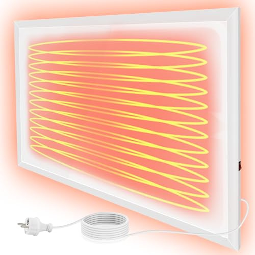 Mursche Infrarotheizung Energiesparend Infrarot Wandheizung - 350W Heizung Elektrisch Wandmontage Elektroheizung Wand Badezimmer mit Überhitzungsschutz Heizkörper Infrarotheizkörper Infrared Heater | Elektrisch Wandmontage Elektroheizung Wand Badezimmer mit Überhitzungsschutz Heizkörper Infrarotheizkörper Infrared Heater