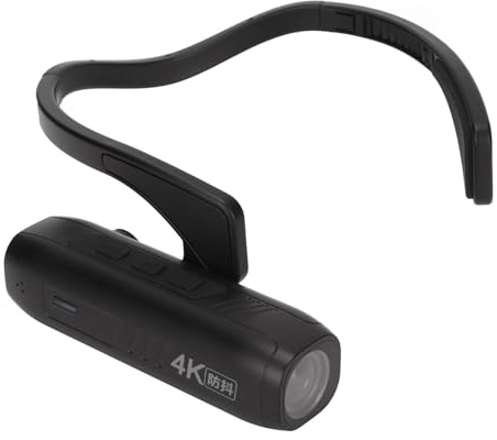 SUNGOOYUE avec HD - pour Les Créateurs de Contenu Caméra 4K Caméra Vidéo WLAN Imperméable pour Les Voyageurs (Black)