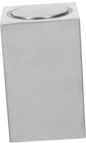 CIYODO Dispensador de Palillos de Acero Inoxidable 304, Caja Portátil de Almacenamiento Cuadrada, Sistema de Presión Automático, Envase Higiénico para Viajes y Uso en Mesa de Comedor