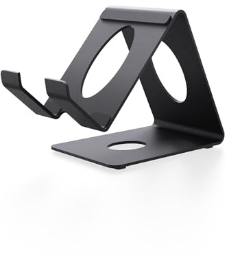 JYGamhanbil Skrivbordsställ Stativ för Gaming Handheld Console, Svart | Metallbas Skrivbord för ROG Xbox Ally X/ROG Xbox Ally/PS Portal/Steam Deck/MSI Claw/Switch 2/Legion Go Handhållen Spelkonsol