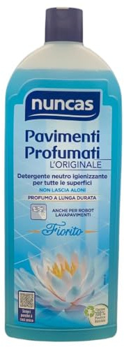 Detergente Neutro Igienizzante, Pavimenti Profumati, Profumo a Lunga Durata, Senza Risciacquo, Disponibile in Varie Profumazioni (1 Unità, Fiorito)