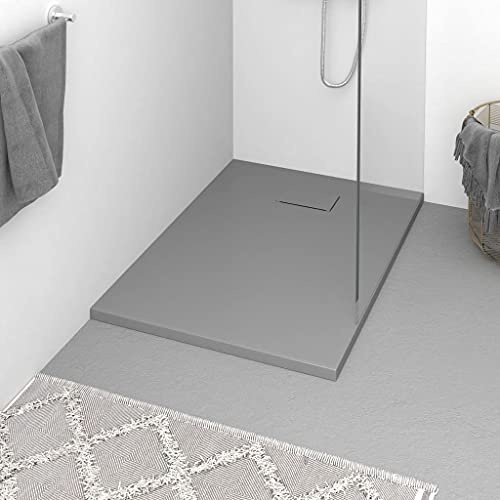 Nqyjm Piatto doccia SMC grigio 100 x 70 cm per bagno