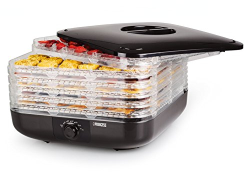 Princess 01.112380.01.001 112380 Deshidratador, 245 W, negro