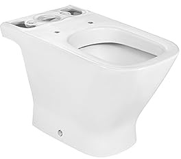 Roca,The Gap,SQUARE - Taza con salida vertical para inodoro de tanque bajo,Blanco,365mm x 650mm x 790mm,A342478000