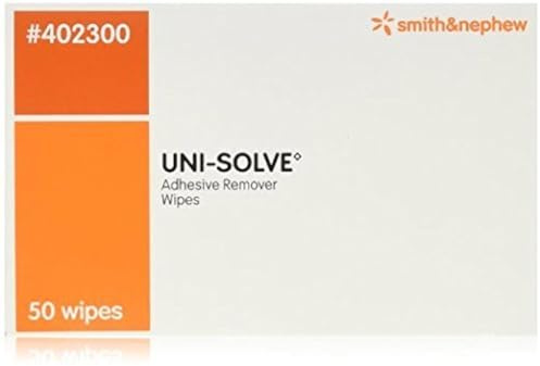 Uni-Solve Adhesive Remover Wipes [402300] 50 Ct Box (Pack of 3 Boxes)