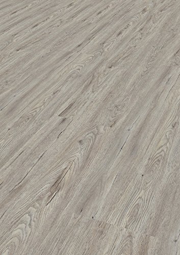 Tepcor® Vinyl Galant Vinyl Designboden Vinylboden zum Klicken | 9,5 mm Stärke, 0,30 mm Nutzschicht, mit Trittschalldämmung - 1 Paket (1,88 m²) (Basalto)