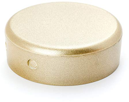 ORION LIGHTSTYLE Verteilerdose PVC Baldachin Deckendose Rosette Abzweigdose Abdeckung, gold, 1 Stück, rund, 70mm