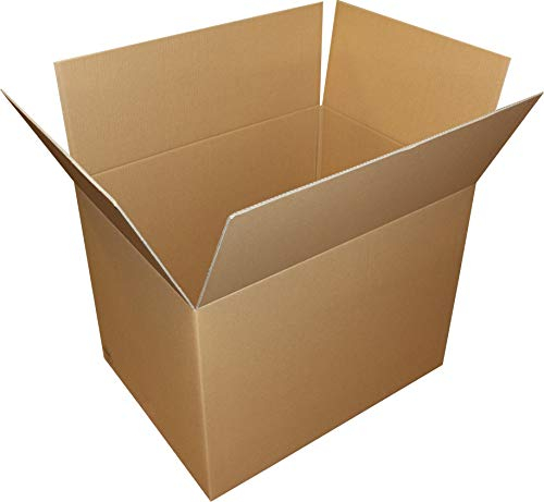 1 St. Faltkarton 900x500x400 2-wellig braun 2.40 BC-Welle Versandverpackung 90x50x40 Umzugs Bücherkartons
