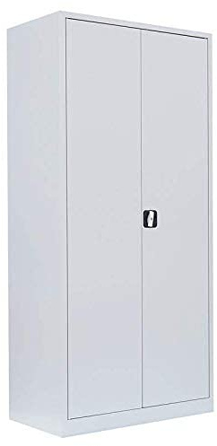Lüllmann Spind Mehrzweckschrank mit Flügeltüren, 195 x 92,5 x 42,2 cm
