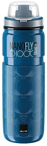 ELITE NANO FLY 0-100 Trinkflasche Blau 500 ml – Ultraleichte Fahrradflasche für Sport & Training – BPA-frei, Hochleistungsdesign – Für Rennrad MTB Gravel