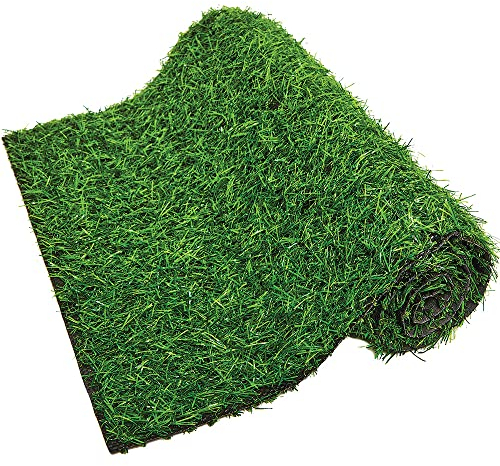 Baker Ross FX649 Artificial Grass Roll - Pack of 1, (30cm x 60cm x 1.5cm) Fake Grass for Modelling