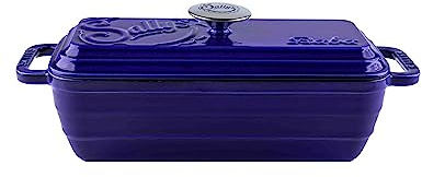 Sallys Gusseisen Brot- Backform Baba (Royal Blue Majolika)