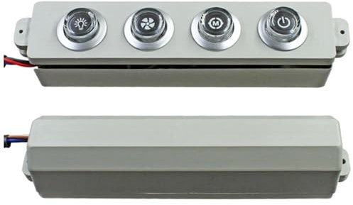 ruehalf Range Hood Key Switch Accessories 4 Key Four Key Button Panel Control Mechanical Switch Control Board